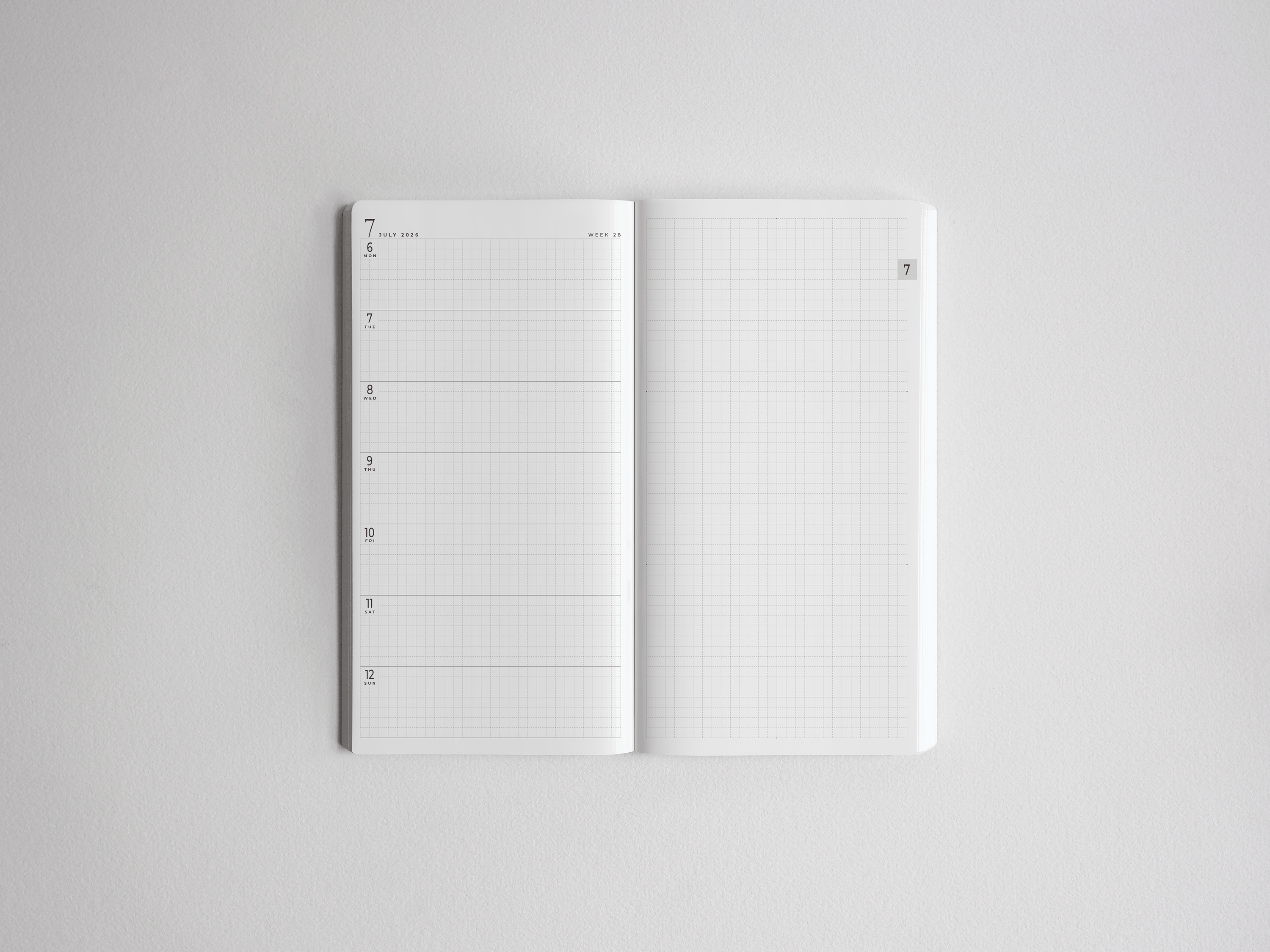 Weekly Layout