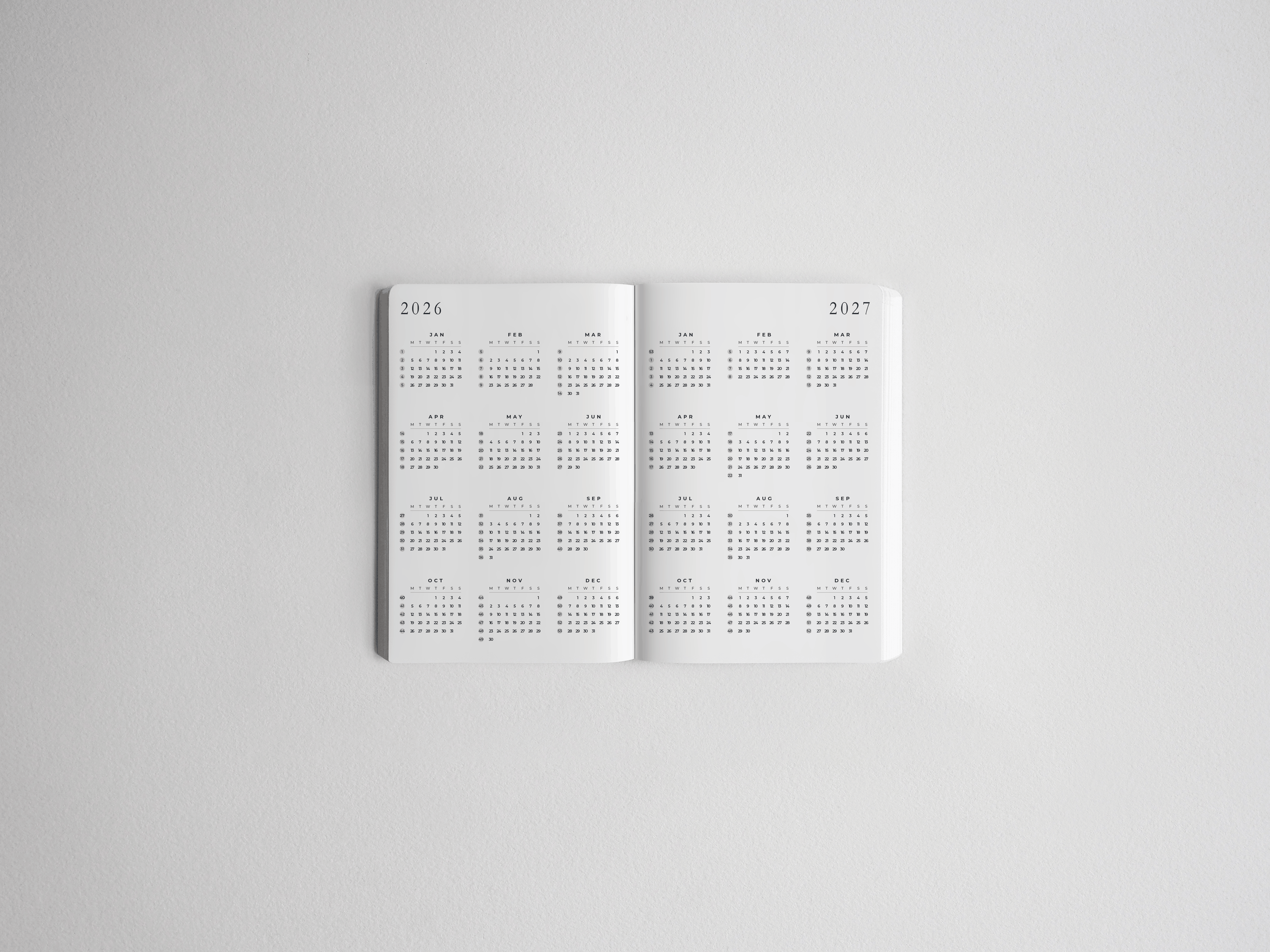 Yearly Calendar
