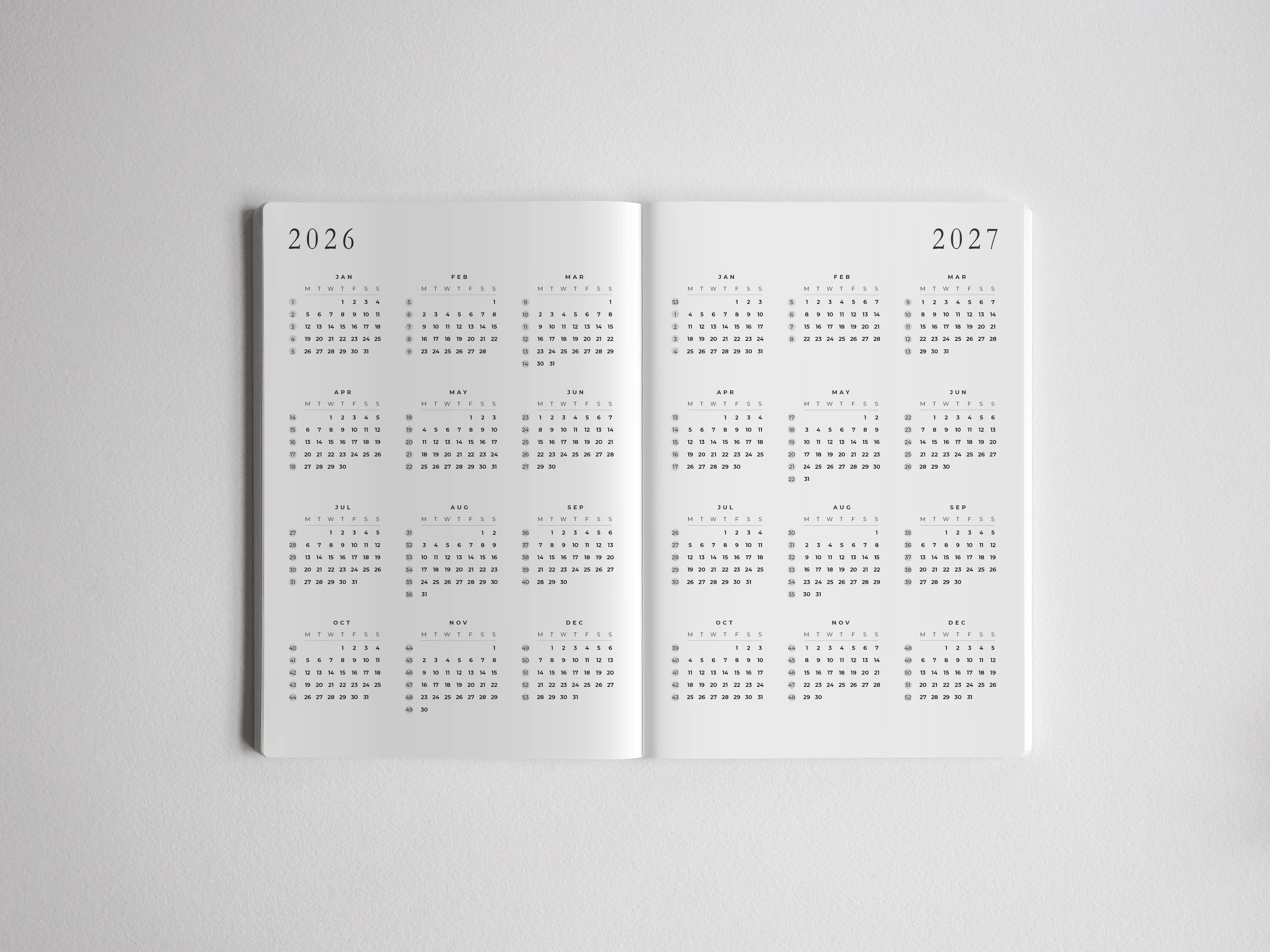 Yearly Calendar