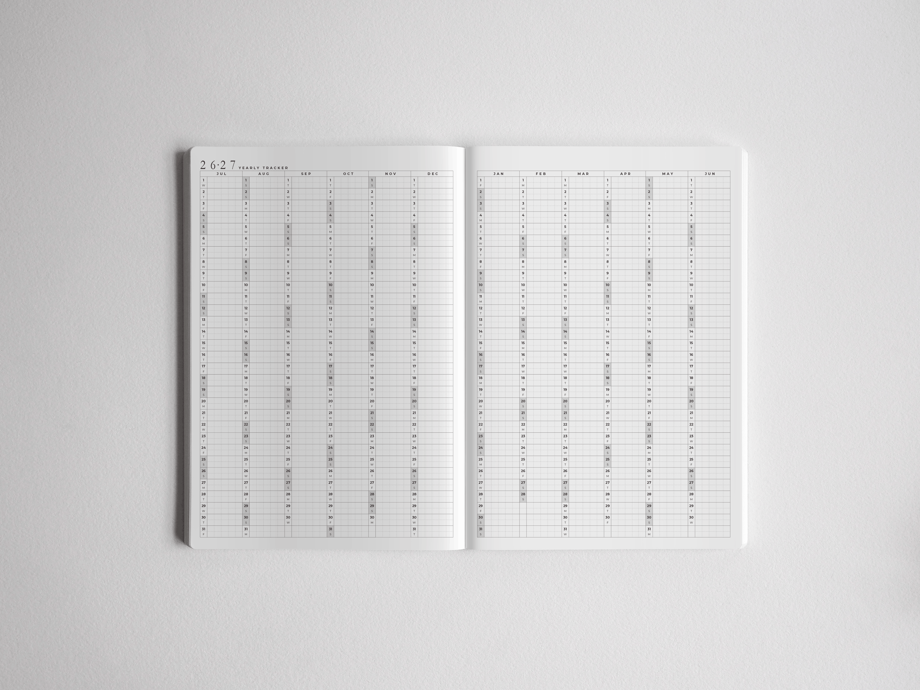 Yearly Tracker