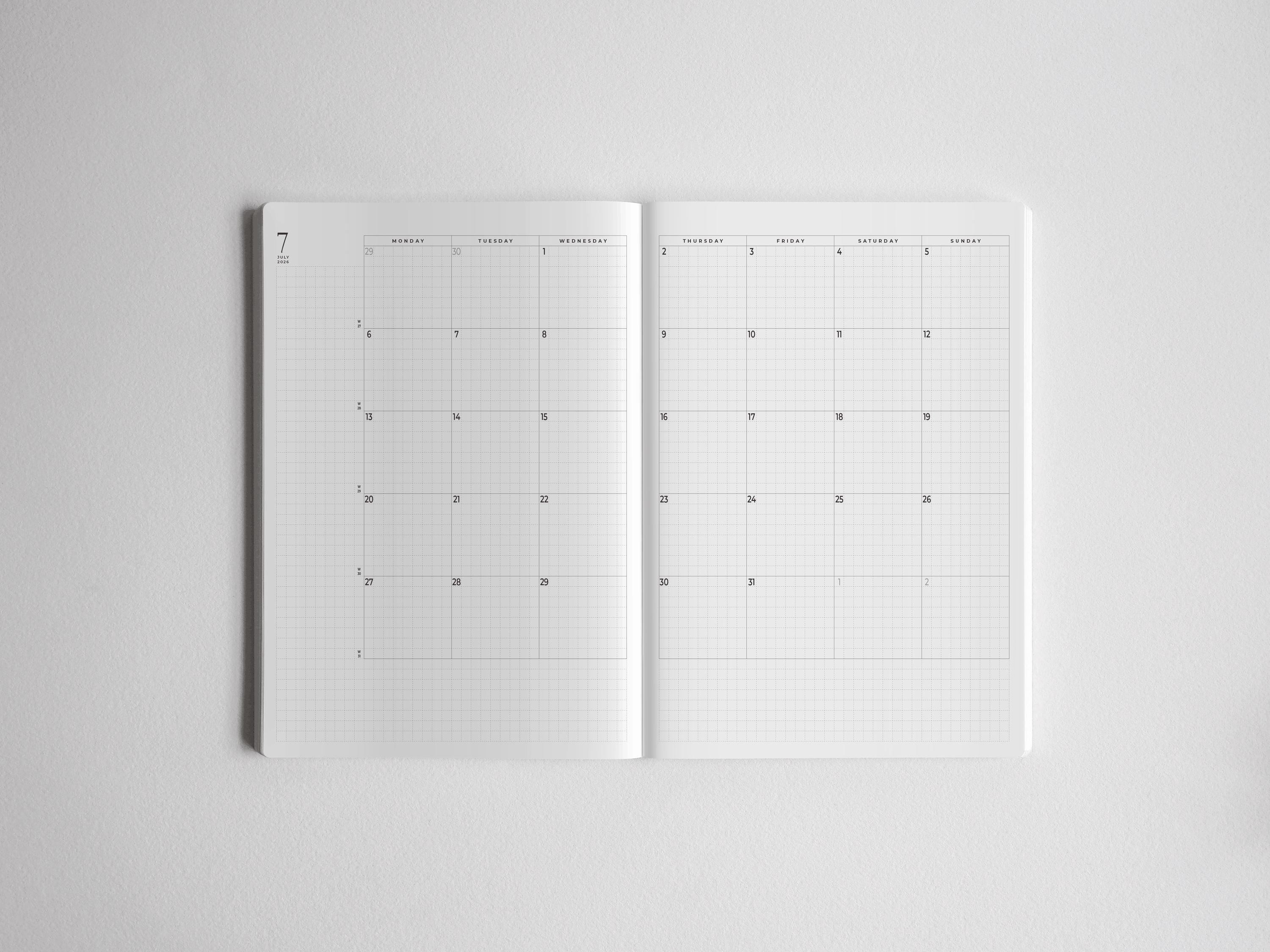Monthly Layout