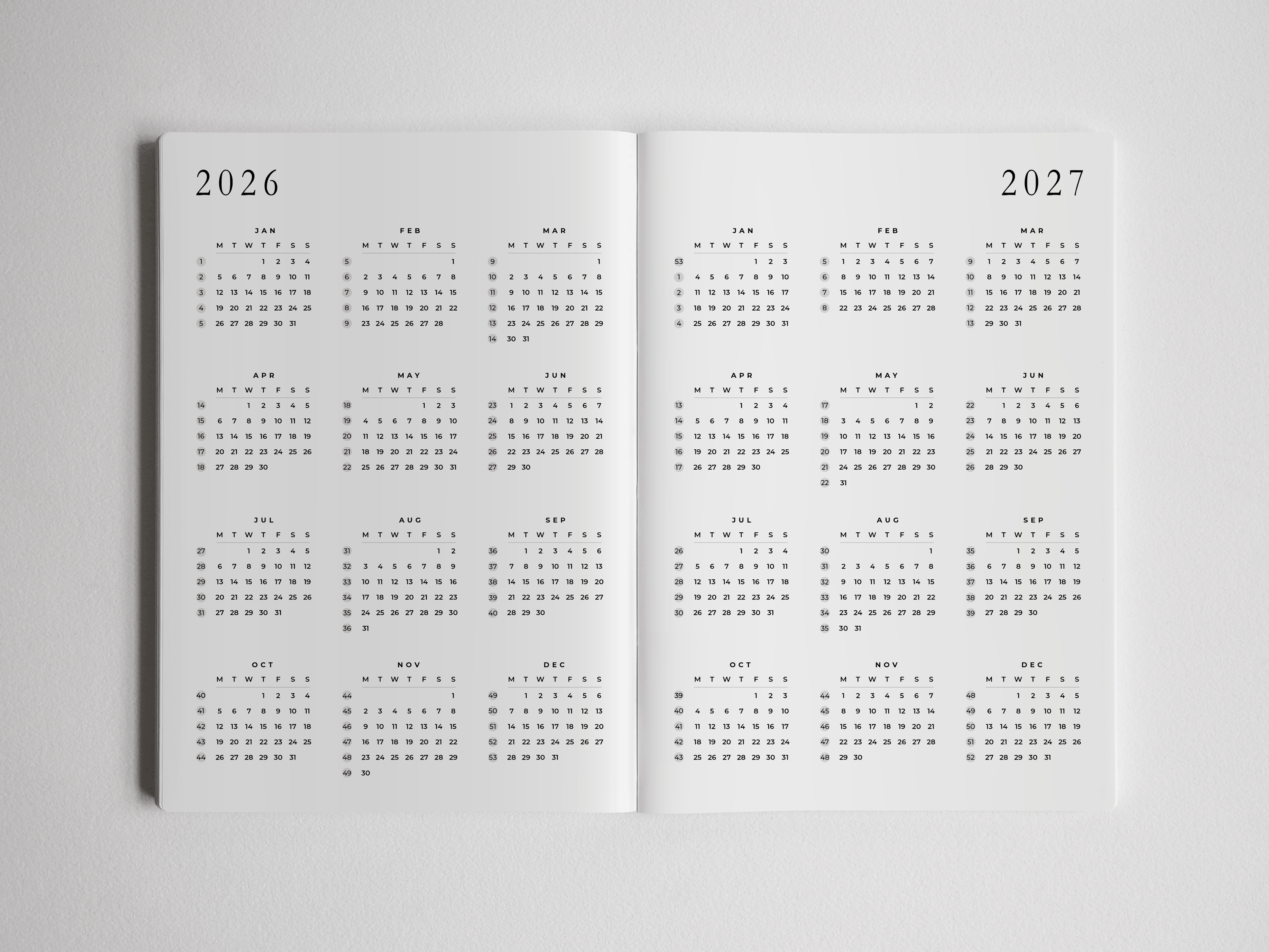 Yearly Calendar