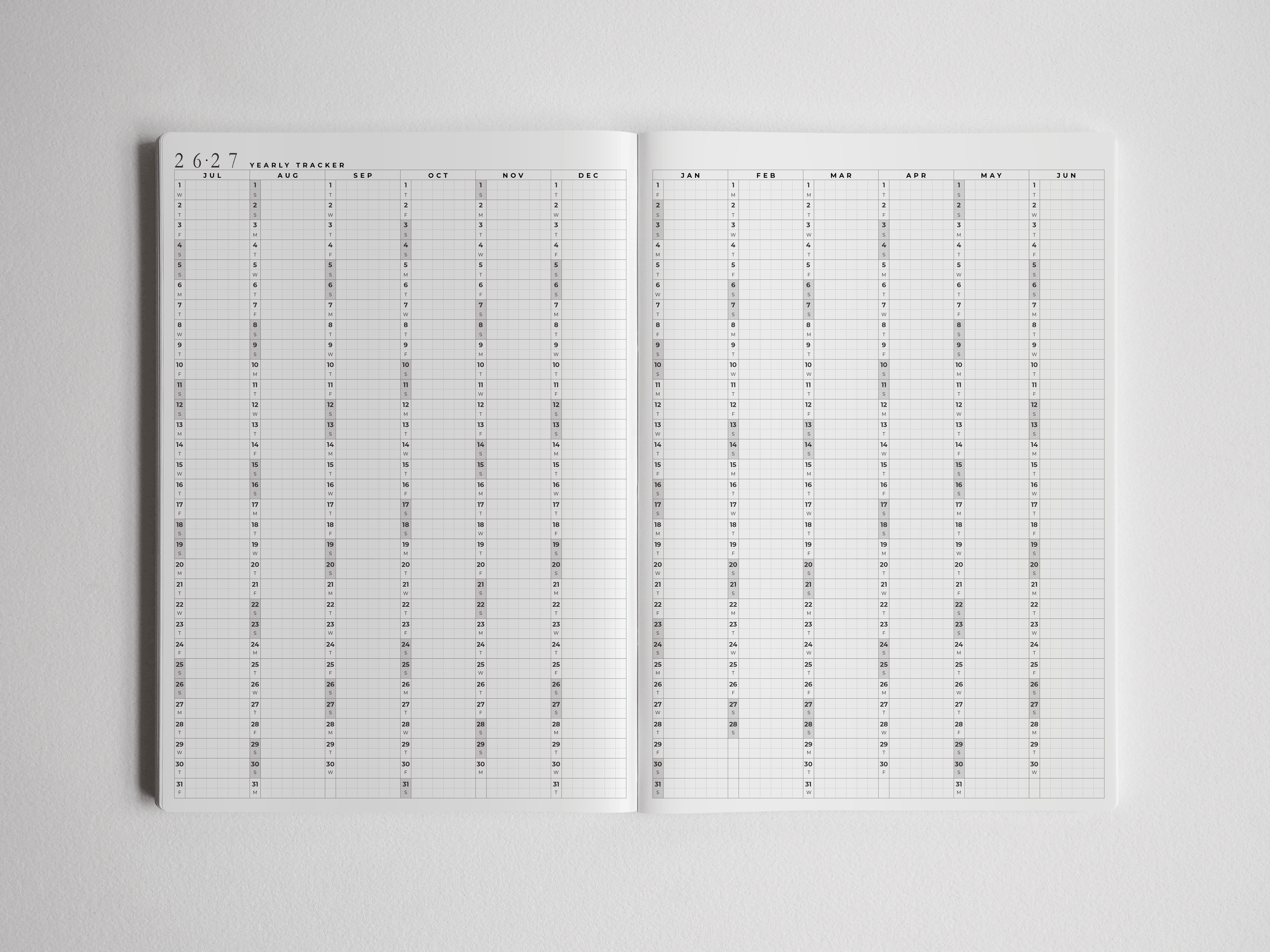 Yearly Tracker