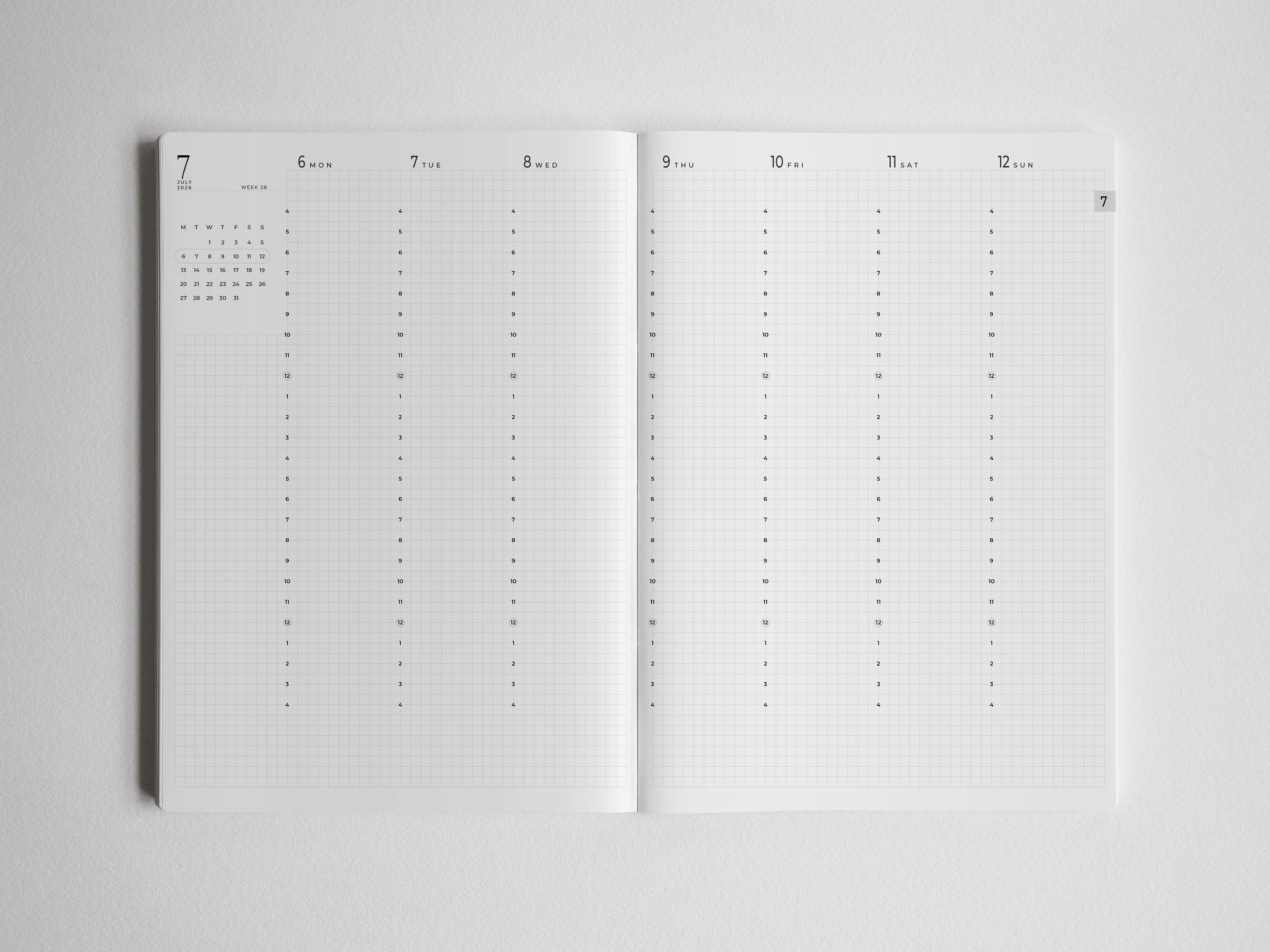 Weekly Layout