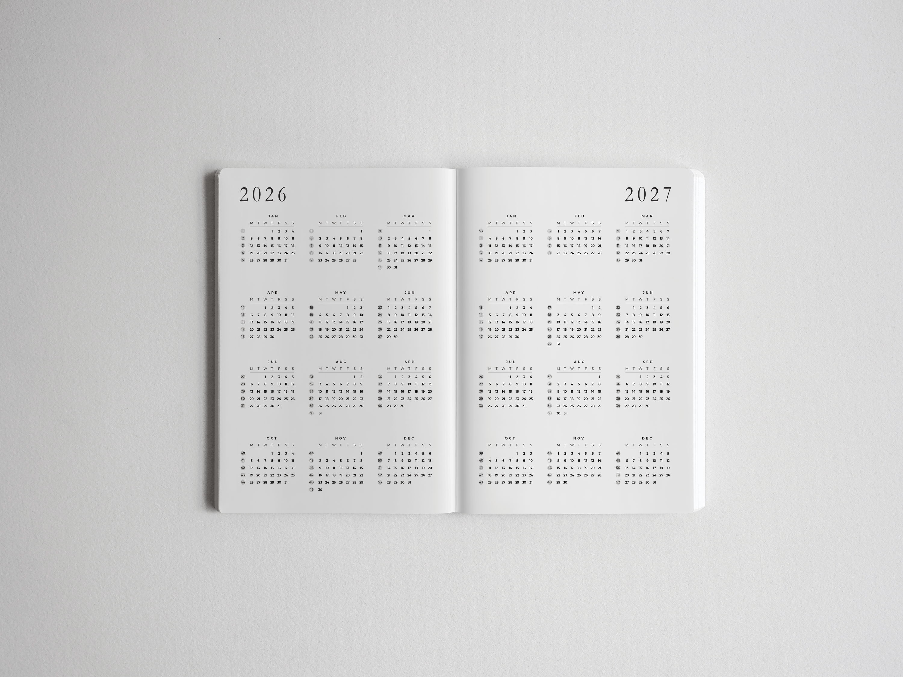Yearly Calendar