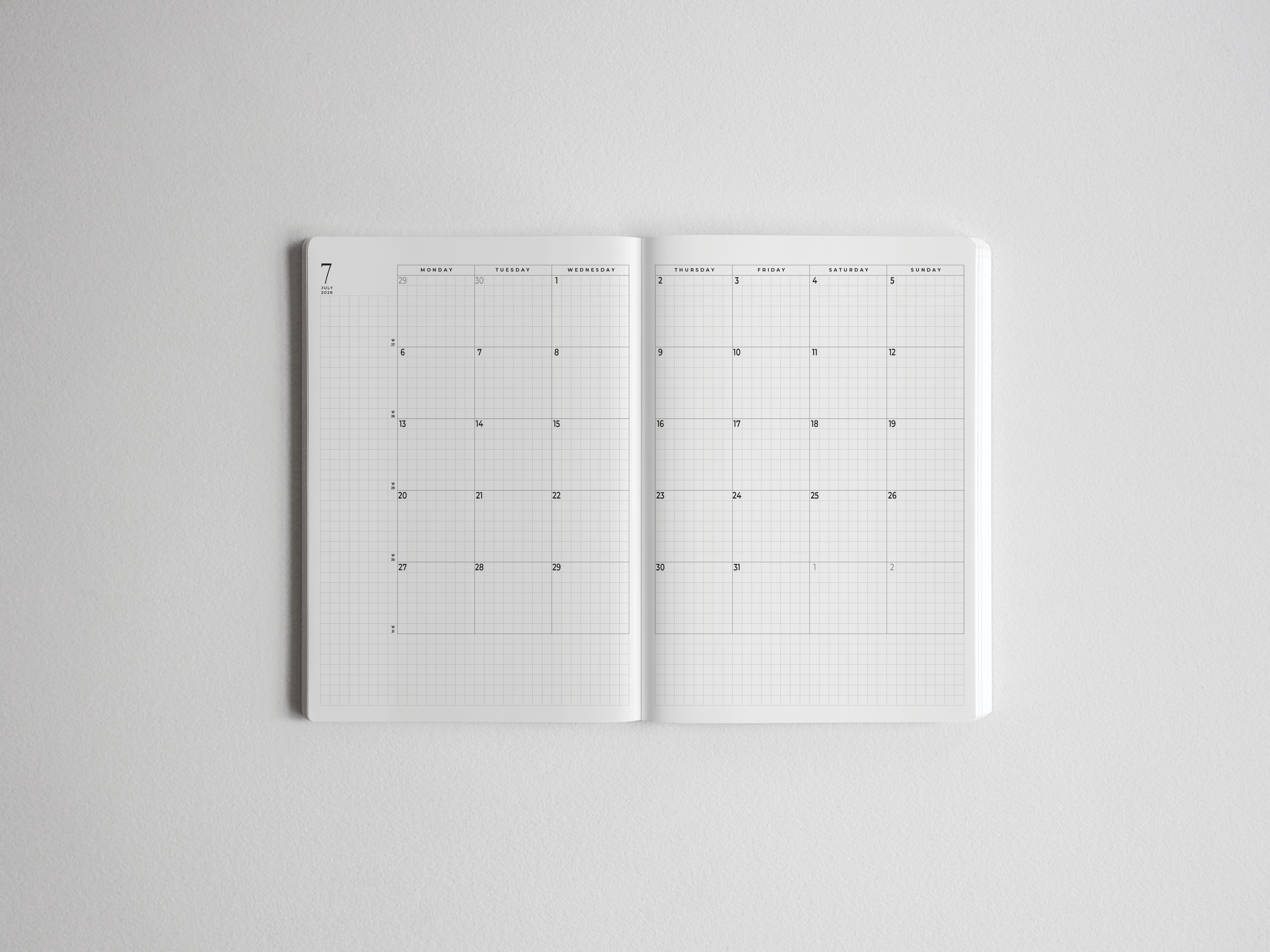 Monthly Layout