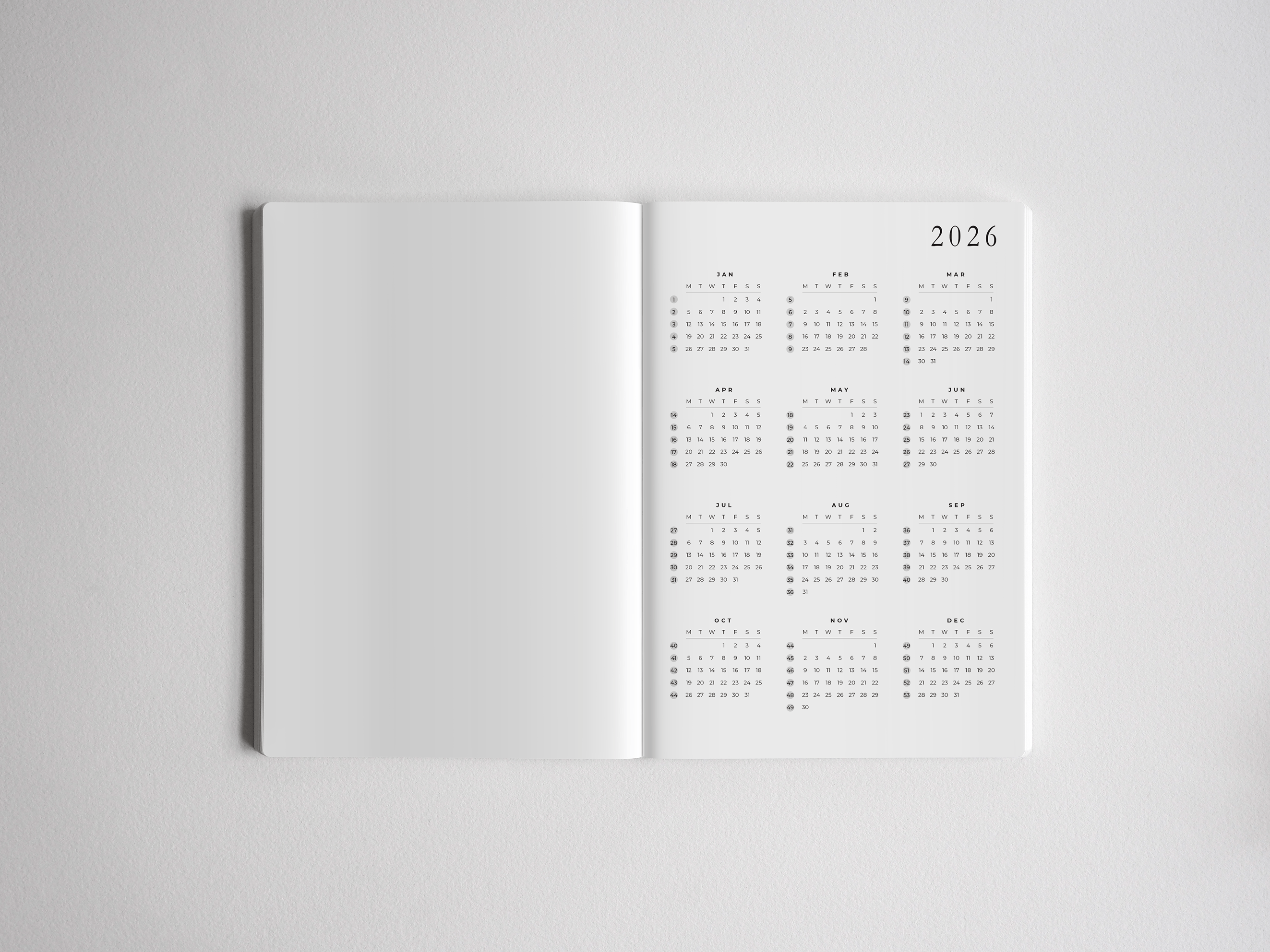 Yearly Calendar