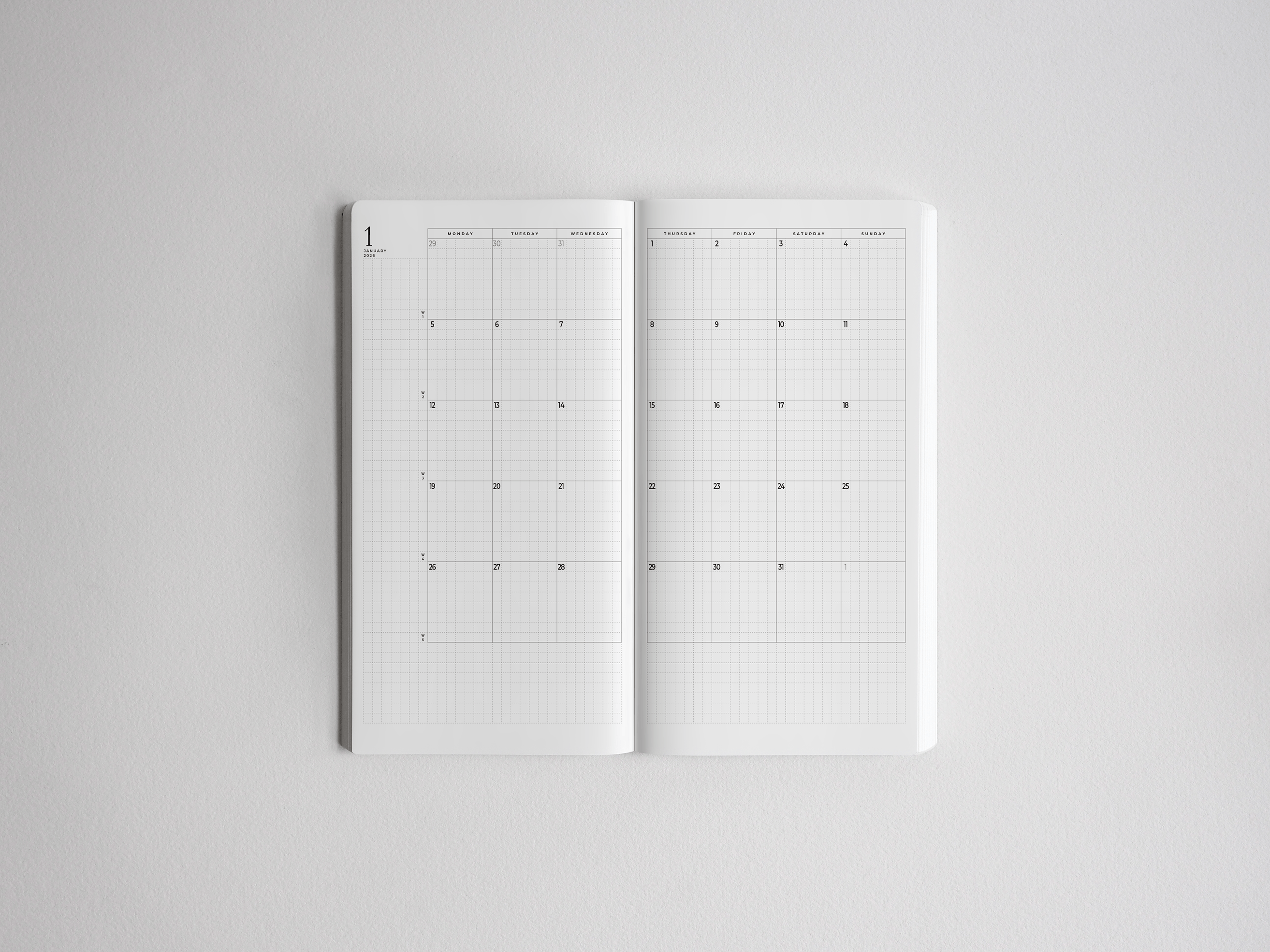Monthly Layout