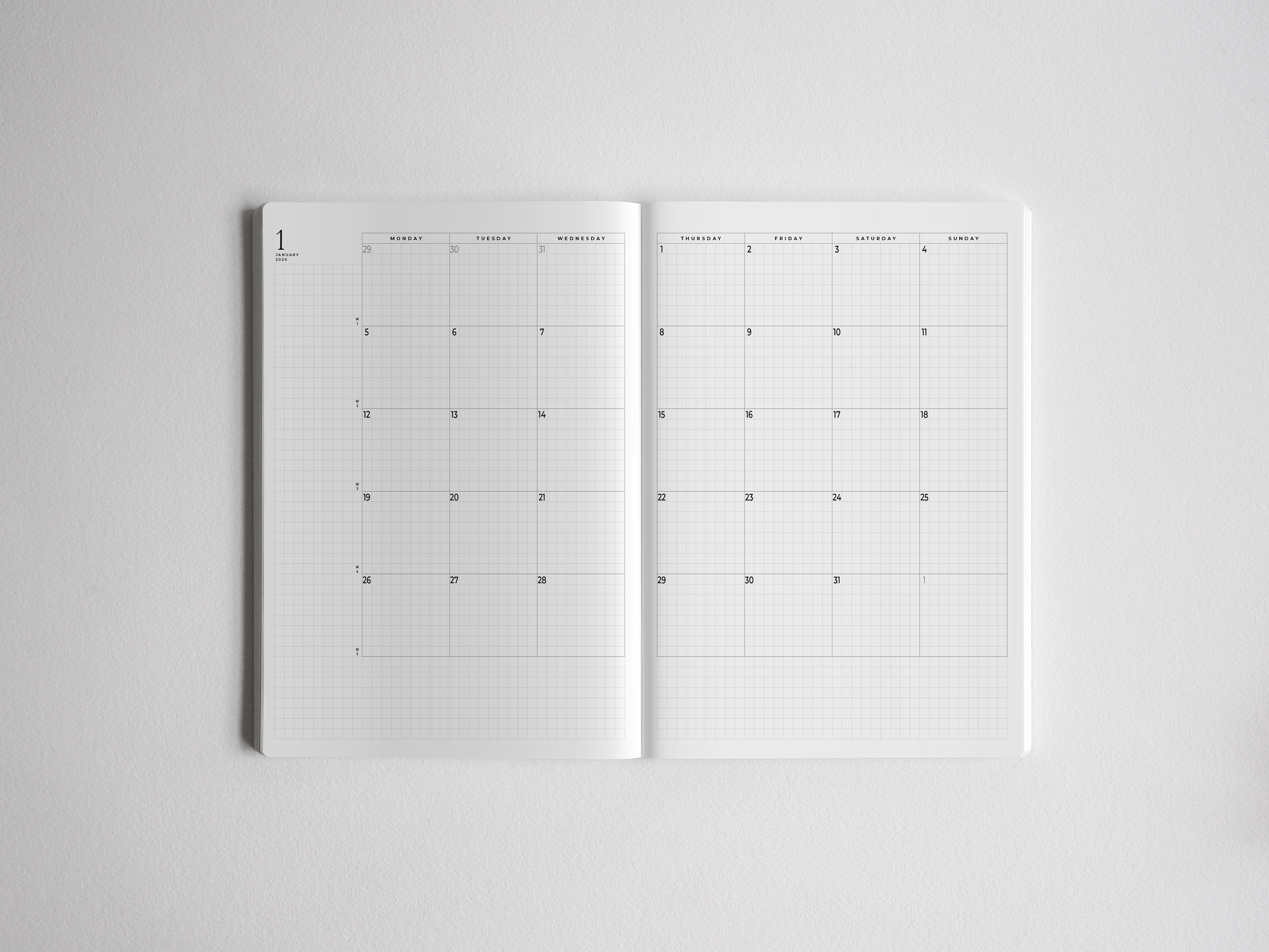 Monthly Layout