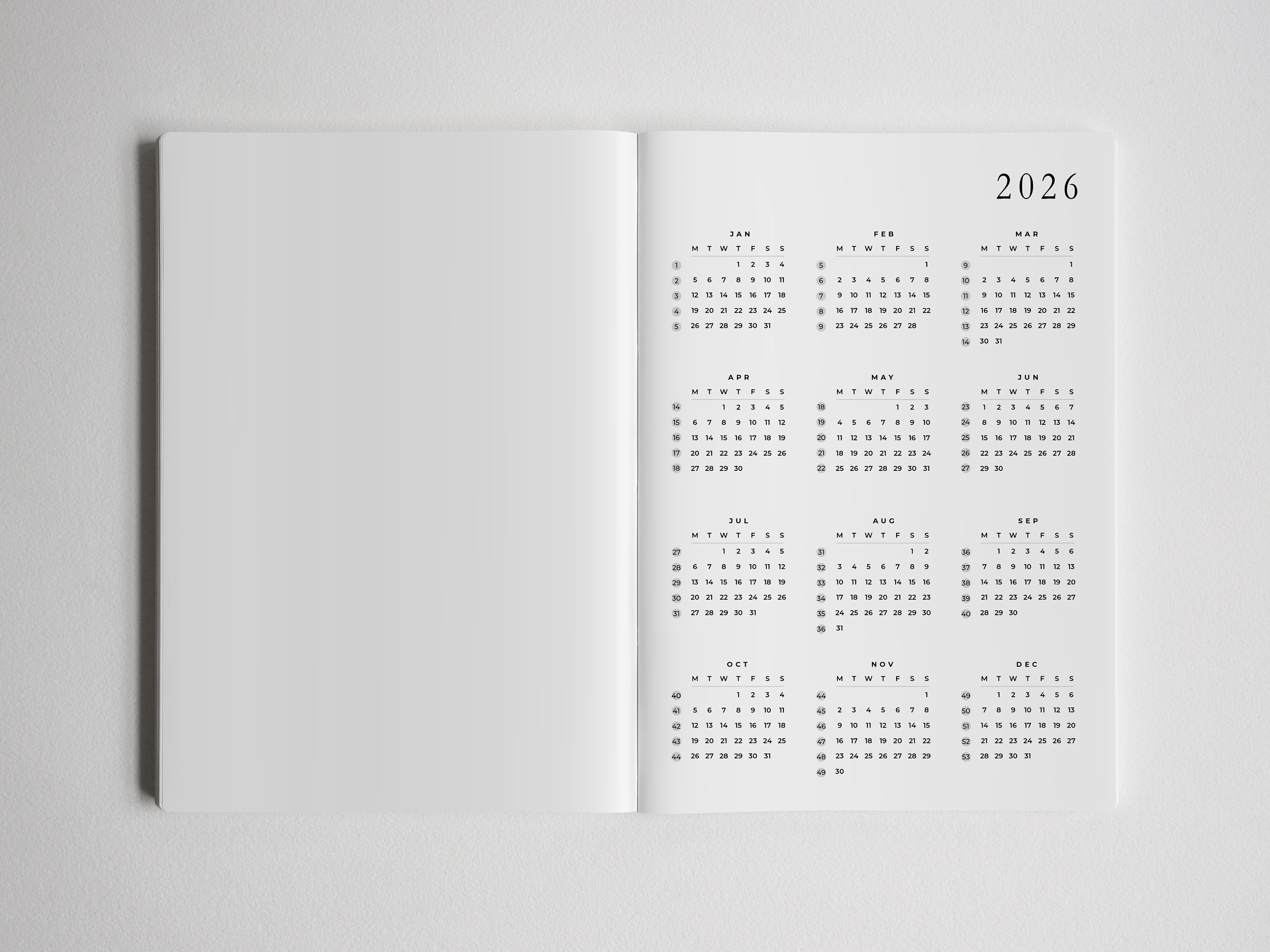 Yearly Calendar