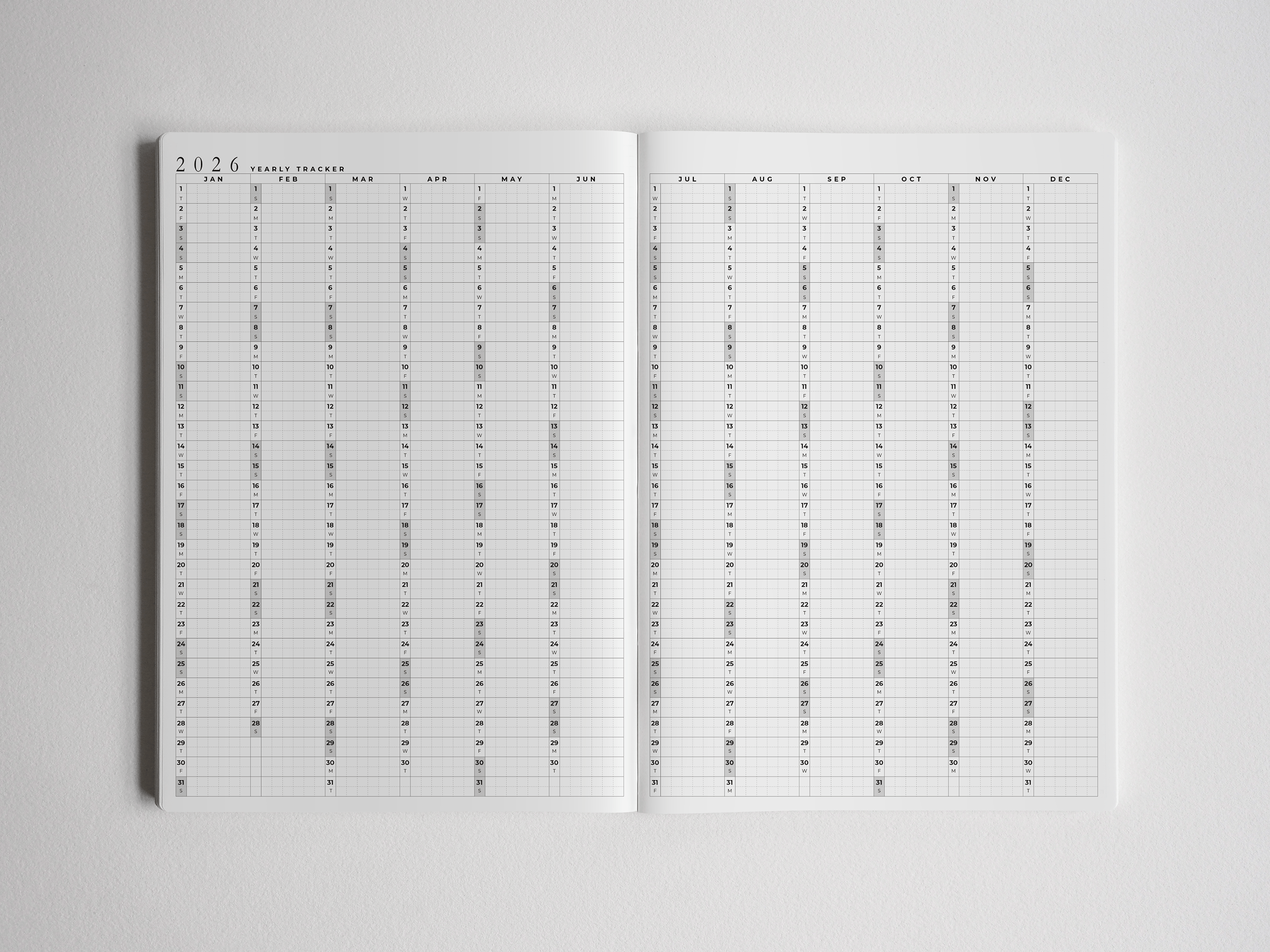 Yearly Tracker