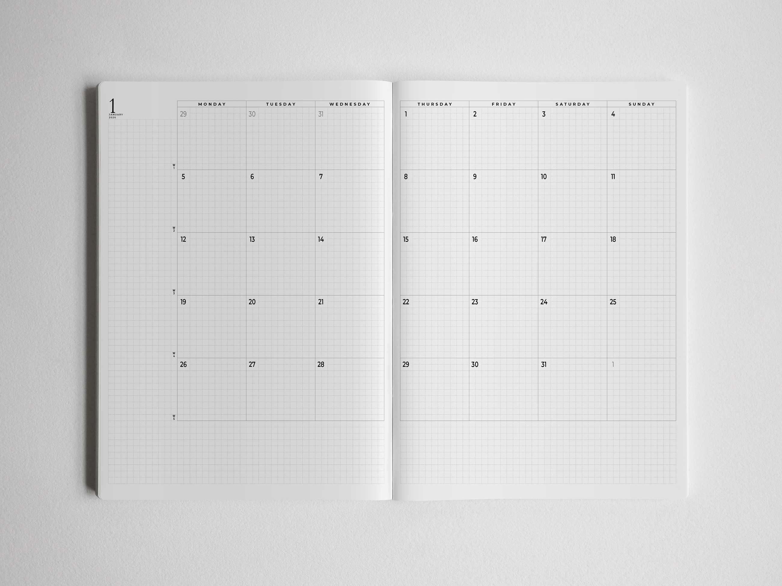 Monthly Layout