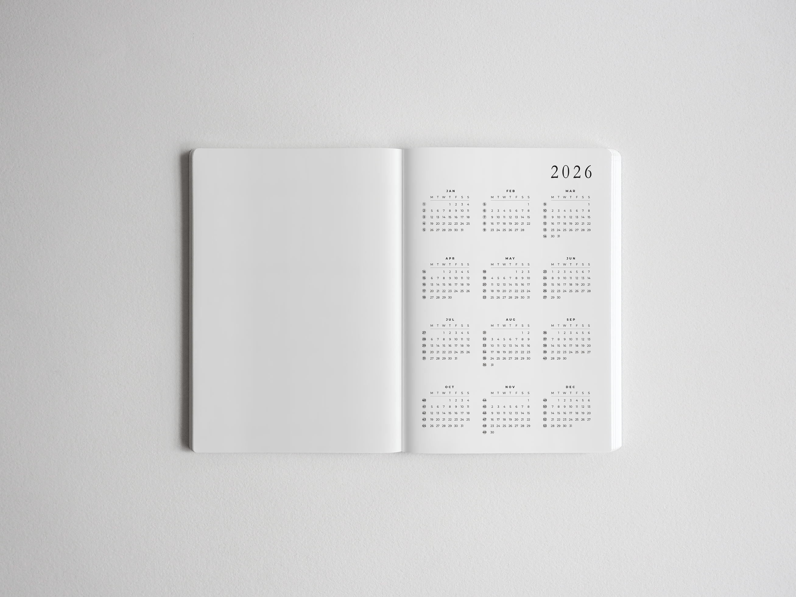 Yearly Calendar
