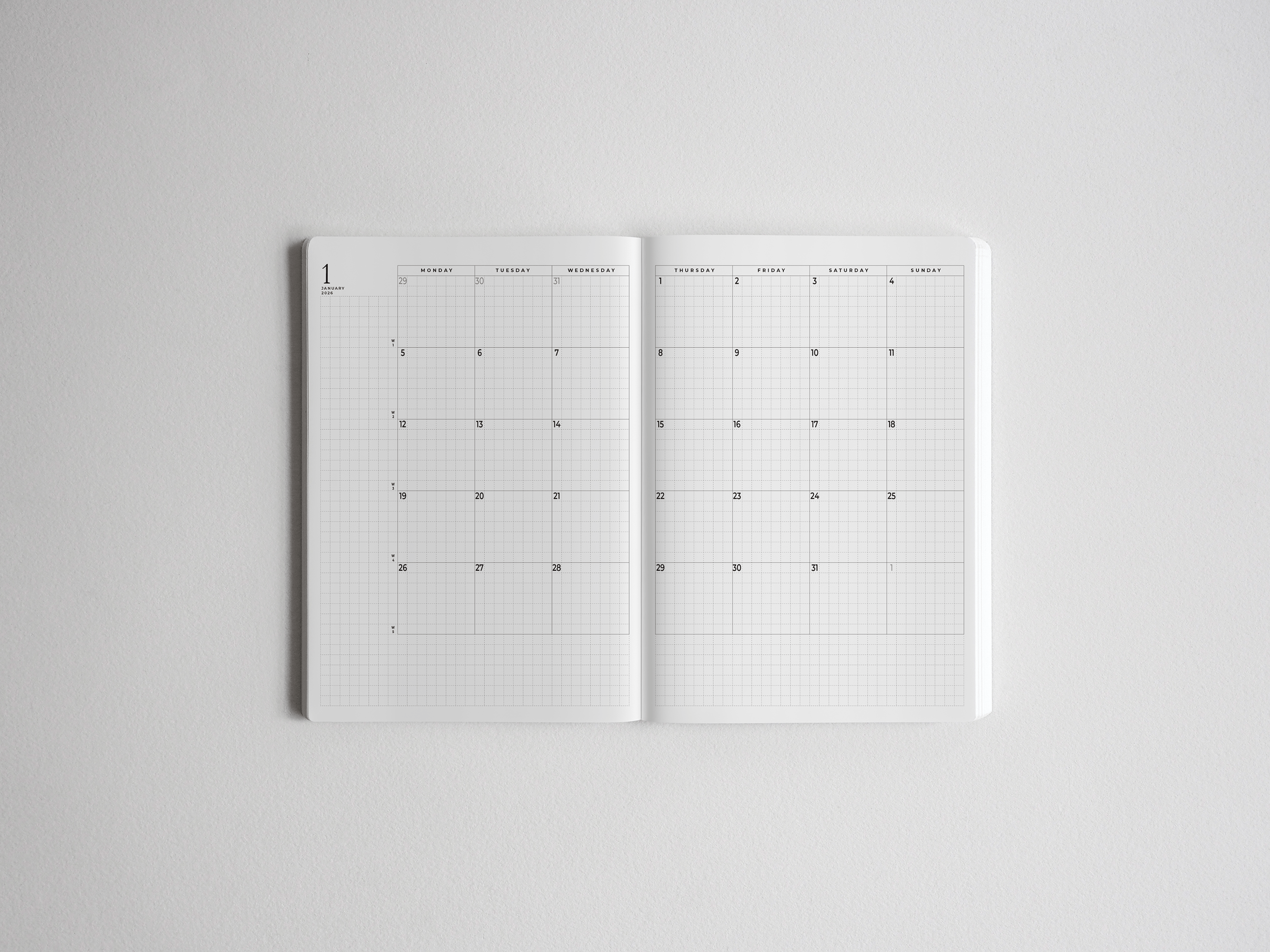 Monthly Layout