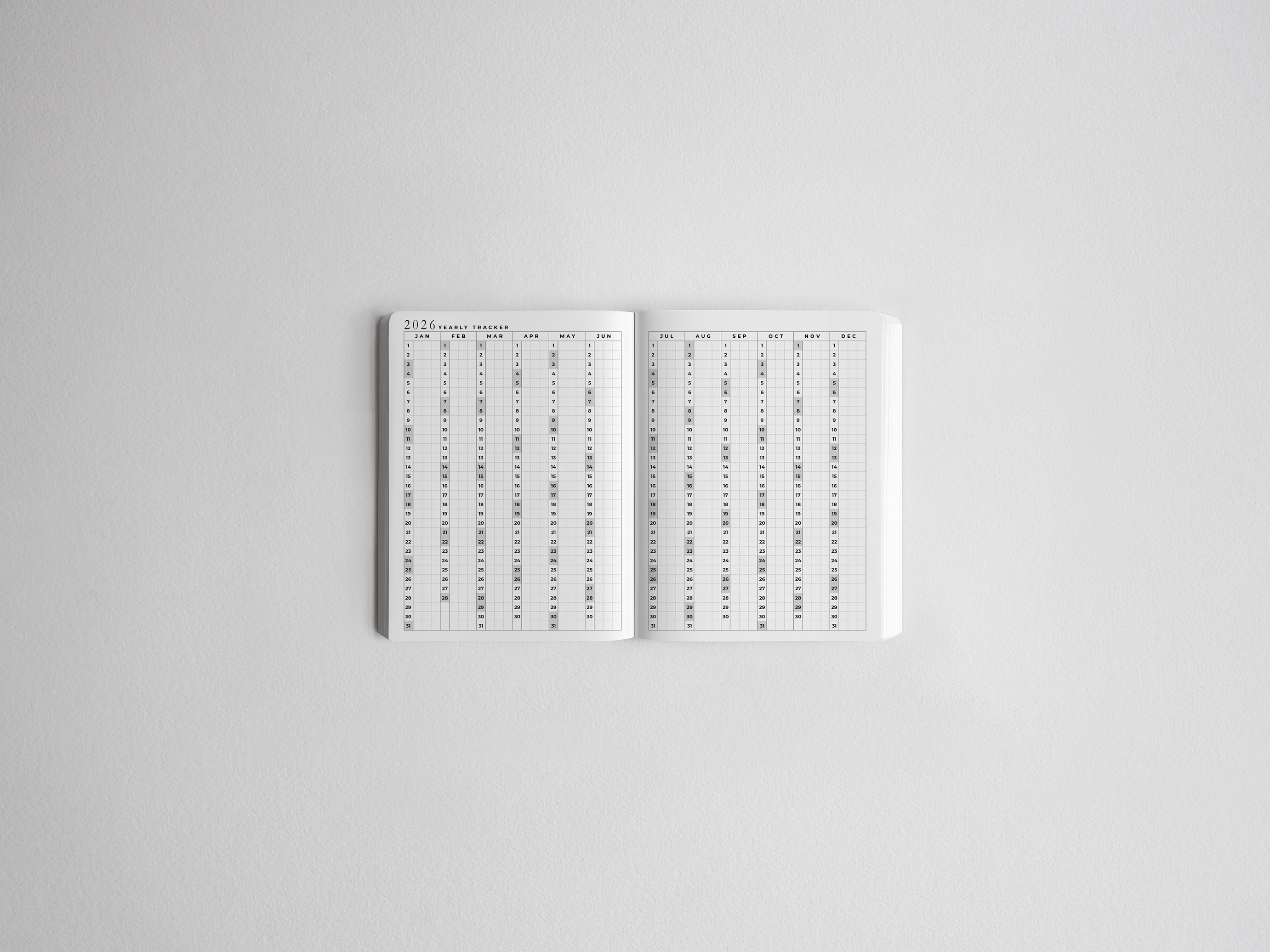 Yearly Tracker