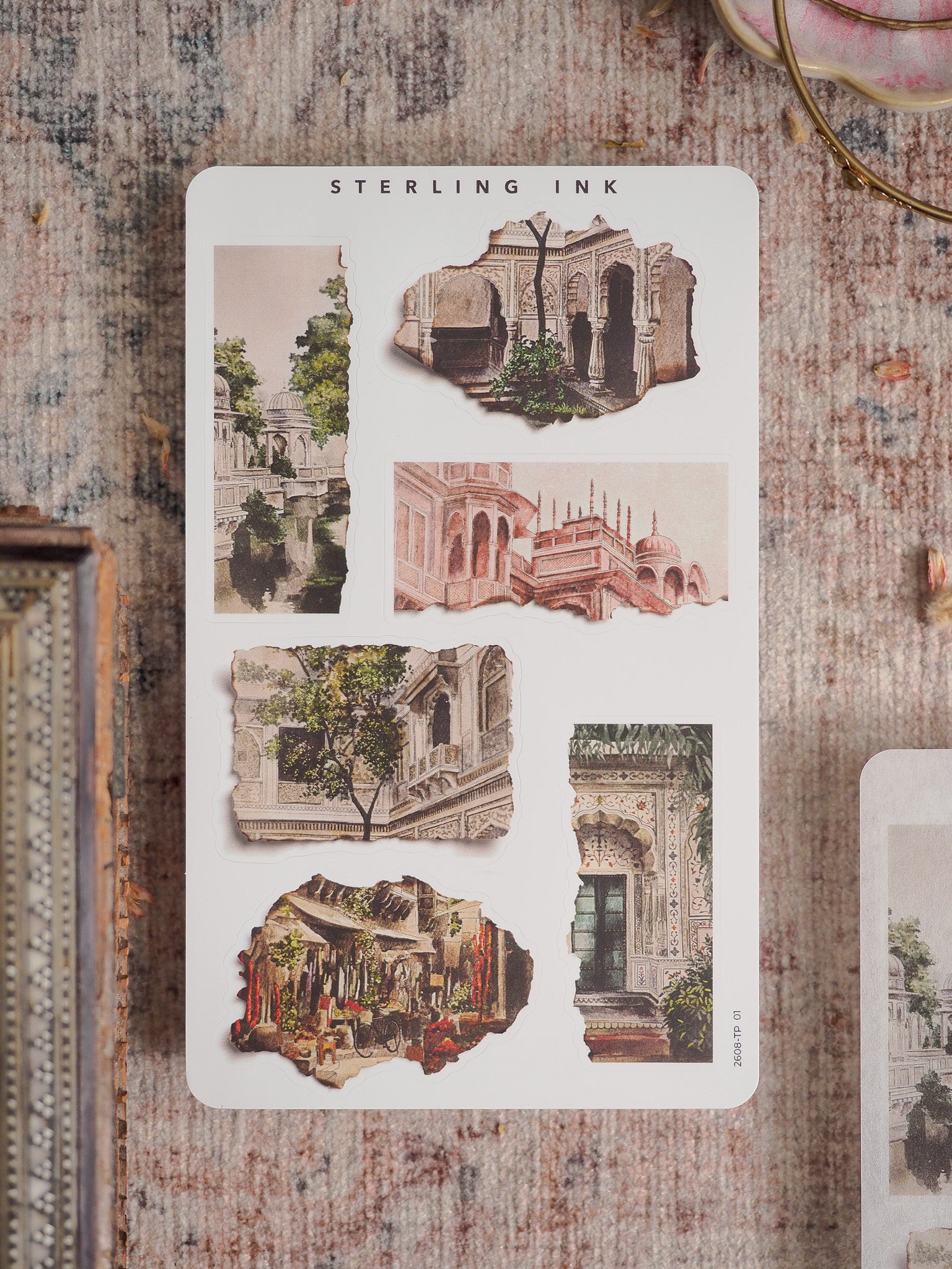 Torn Paper Stickers - August 2026