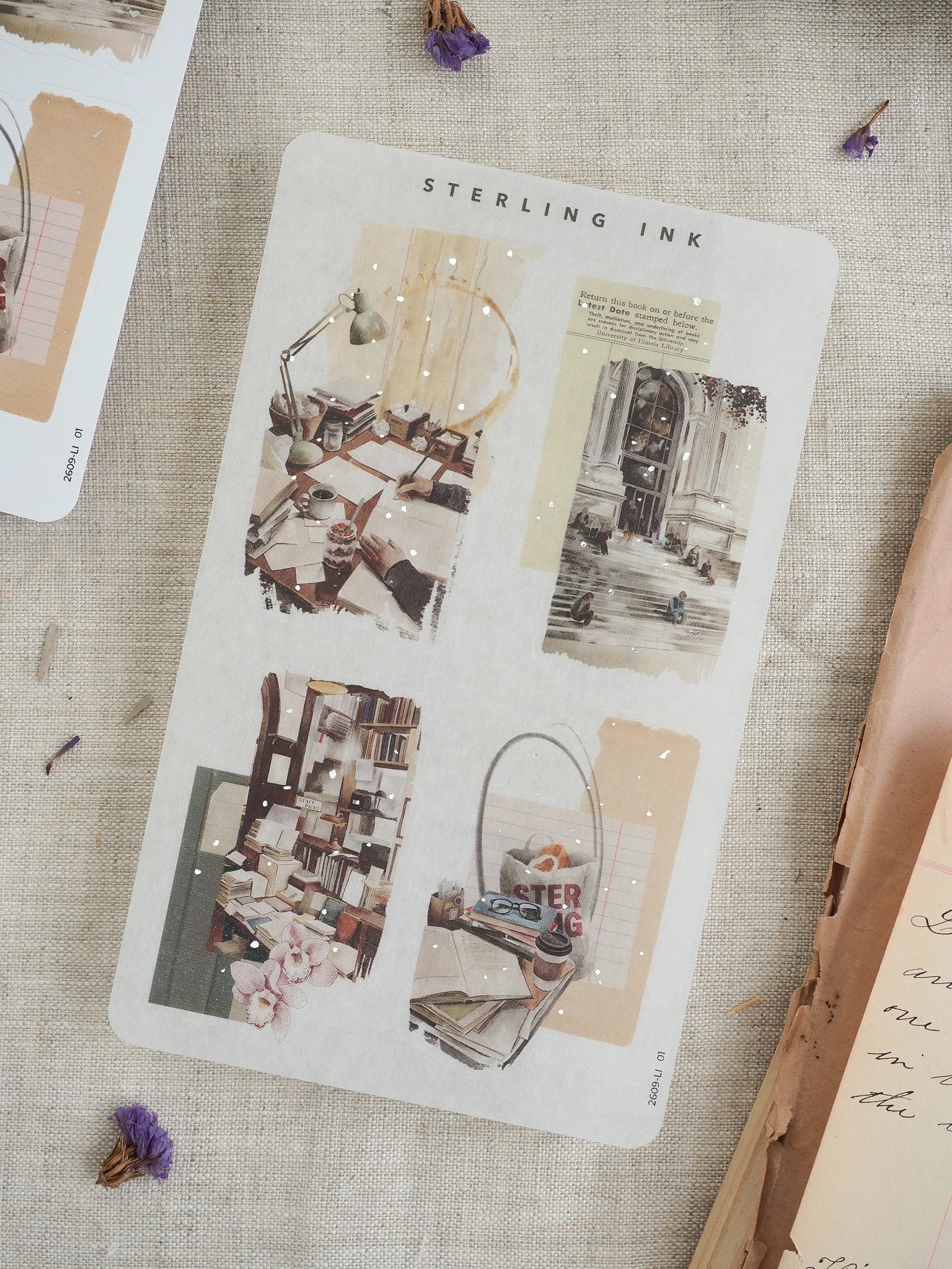 Collage Stickers (Silver Foil) - September 2026