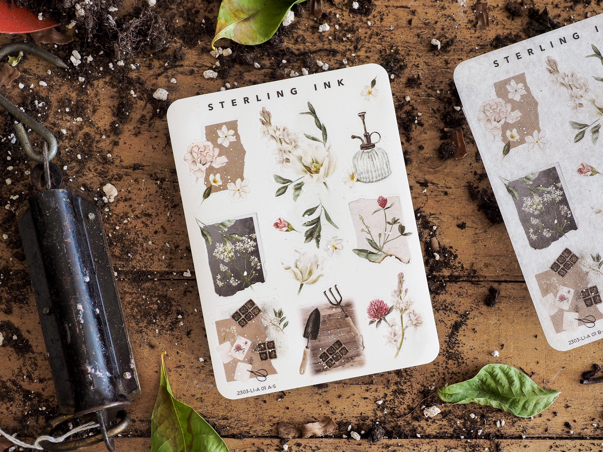Large Icon Stickers (Silver Foil) - March 2023