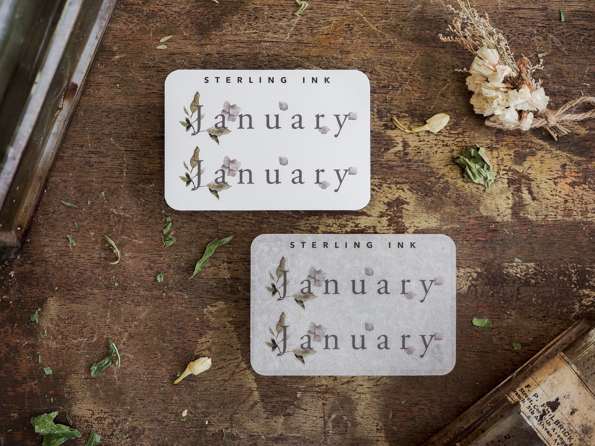 January Month Sticker - January 2023 β STERLING INK