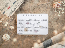 Load image into Gallery viewer, Hobonichi Cousin Weekday Cover Stickers - July 2022
